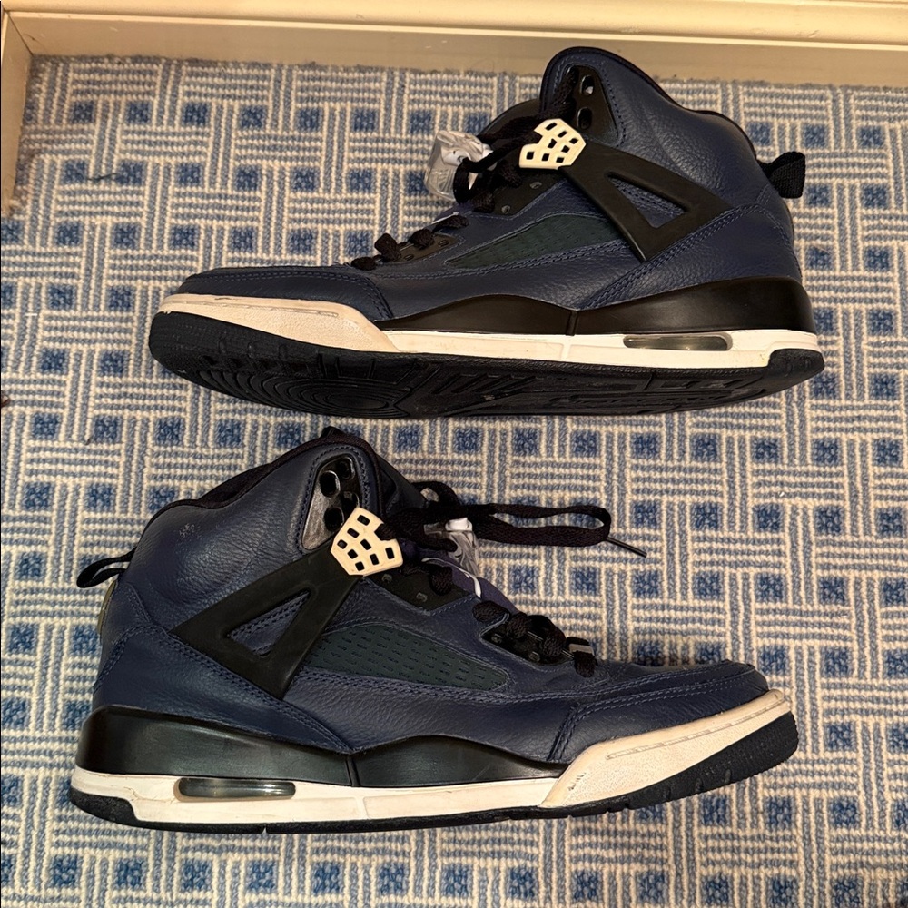 Jordan Spizike Midnight Navy - Men's Size 9 - 315371-406 - Retro Spike Lee - Picture 2 of 7